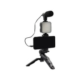 Ay-49 Vlogger Video Making Kits Vlog Microphone Led Fill Light Mini Tripod Mobile Holder with remote Good quality