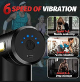 Powerful Deep Tissue Massage Gun – Multiple Attachments & Adjustable Speed